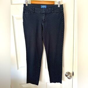 Old Navy Crop Pants with White Dots Size 6 Regular